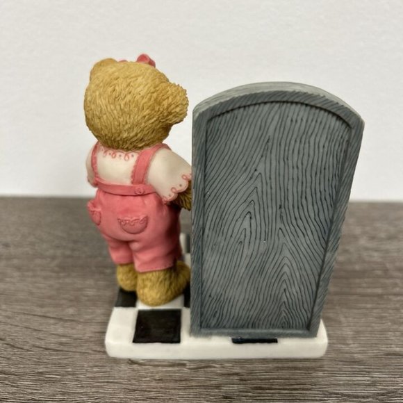 Vintage 2001 Cherished Teddies CT013 Maxine D'Face Member's Only Bear Figurine - Picture 3 of 4